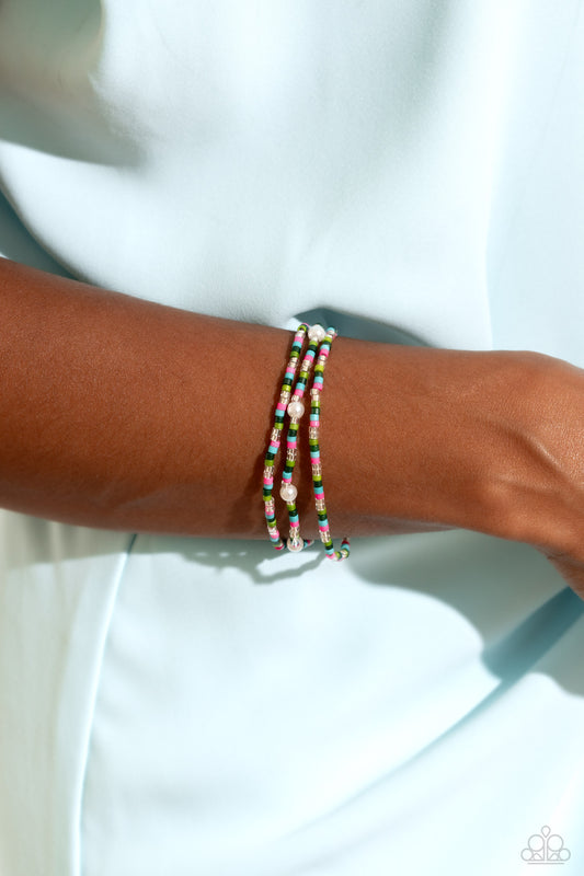 Colorblock Charm - Green Set