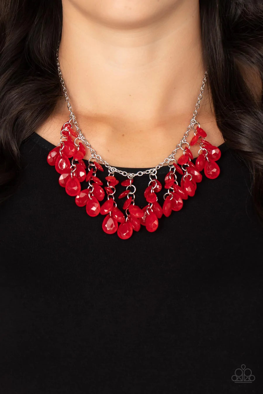 Crystal Cabaret - Red Necklace