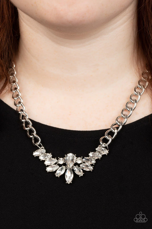 Come at Me - White Necklace