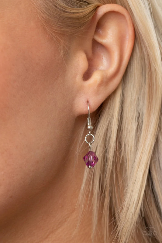 I Be-Leaf Purple Necklace