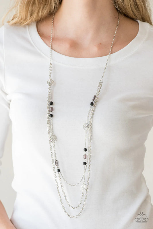 Pretty Pop-tastic! - Black Necklace