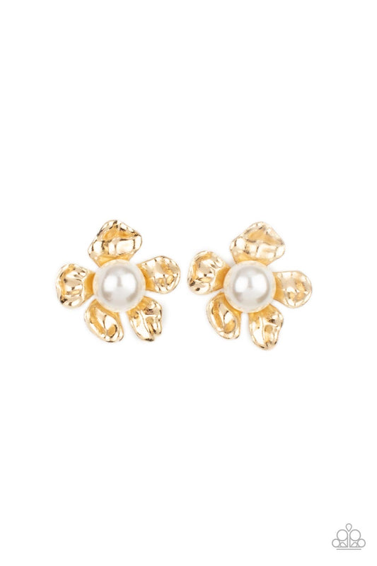 Apple Blossom Pearls - Gold