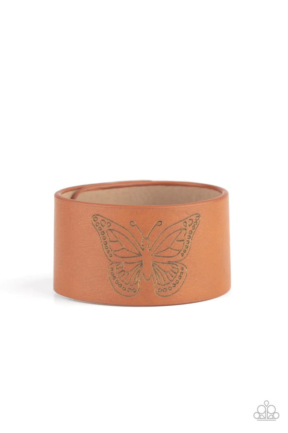 Flirty Flutter - Brown Bracelet