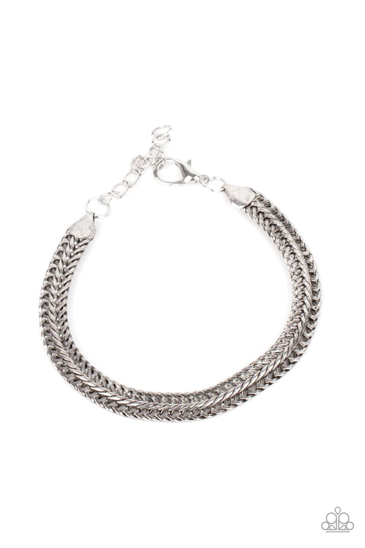 Extraordinary Edge - Silver Mens Bracelet