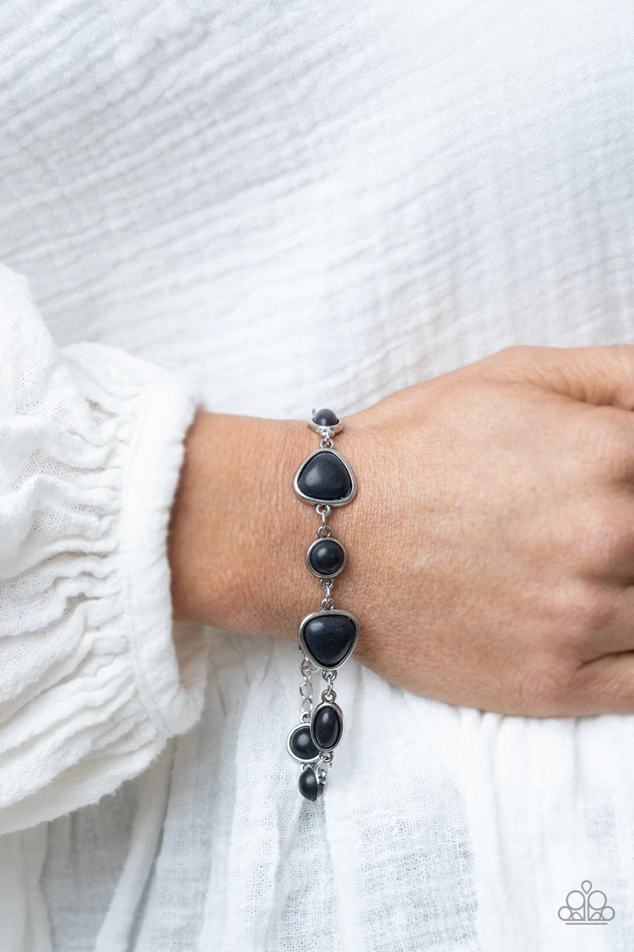 Eco-Friendly Fashionista - Black Bracelet