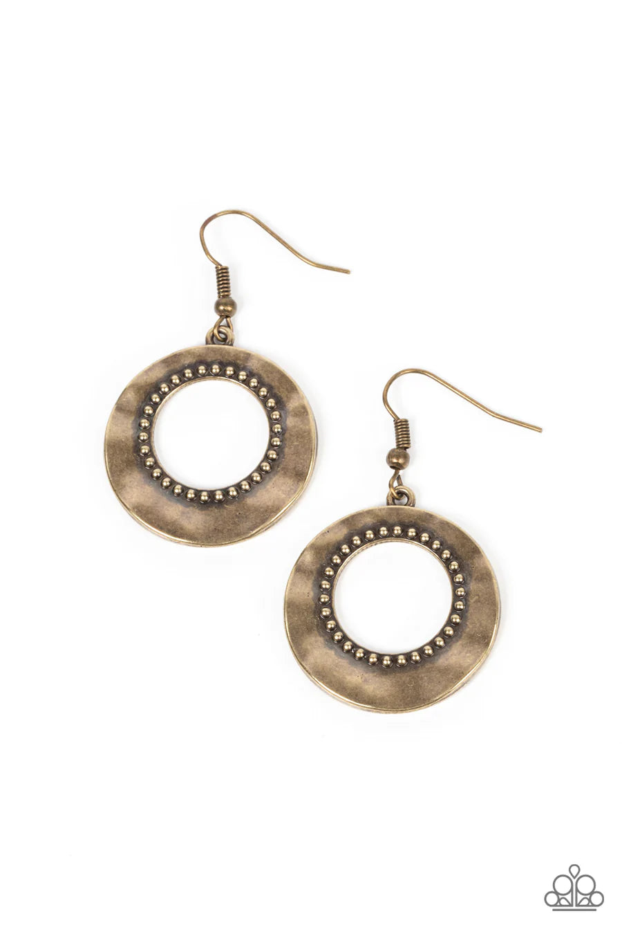 Desert Diversity - Brass Earrings